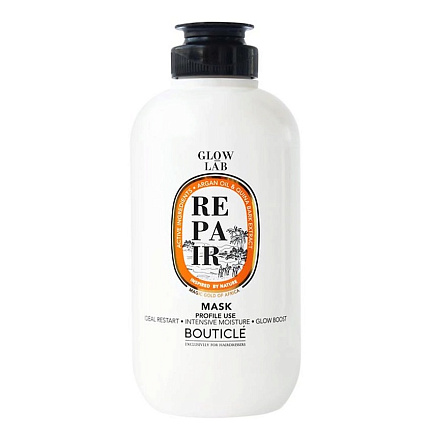 Bouticle Восстанавливающая маска придающая сияние - ARGAN REPAIR ILLUMINATING MASK  250 мл
