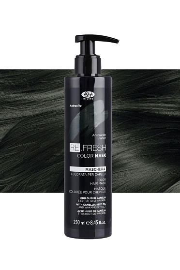 Lisap  ОТТЕНОЧНАЯ МАСКА АНТРАЦИТ – RE.FRESH COLOR MASK  250 мл