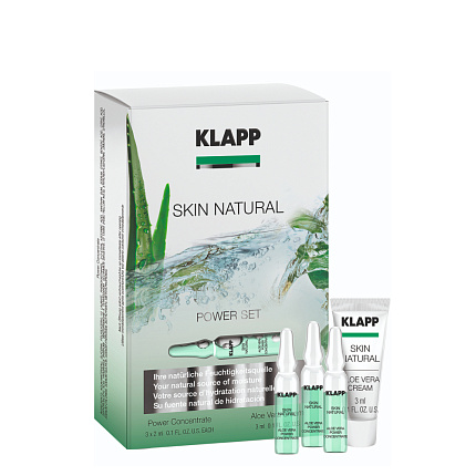 KLAPP SKIN NATURAL Набор для интенсивного ухода SKIN NATURAL Power Set 3х2 мл; 1х3 мл 3х2 мл;1х3 мл