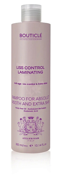 Bouticle Разглаживающий ламинирующий шампунь-Liss control laminating shampoo 300 мл