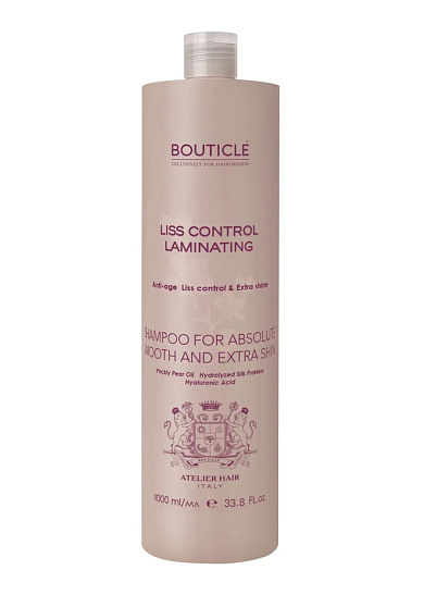 Bouticle Разглаживающий ламинирующий шампунь-Liss control laminating shampoo 1000 мл