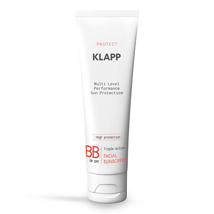 KLAPP Multi Level Performance SUN PROTECT Солнцезащитный BB крем SPF50 50 мл