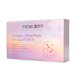 MESODERM Коллагеновая маска Anti Age PDRN V 40мл 1шт