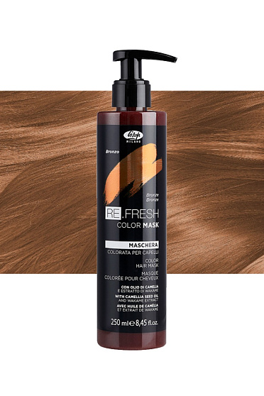 Lisap  ОТТЕНОЧНАЯ МАСКА БРОНЗОВЫЙ – RE.FRESH COLOR MASK  250 мл