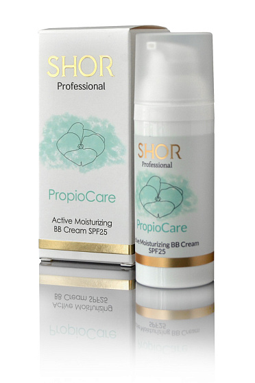 SHOR PropioCare Active Moisturizing BB Cream SPF-25/ Активный увлажняющий ВВ крем SPF-25. 50мл