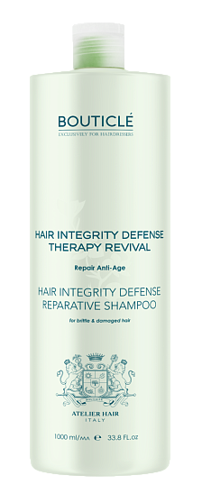 Bouticle Укрепляющий восстанавливающий шампунь для истонченных, хрупких и поврежденных волос 1000мл