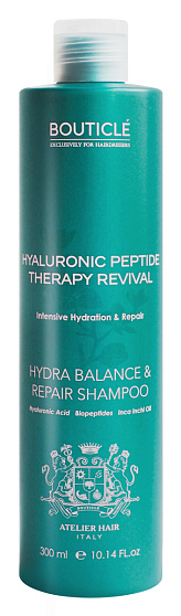 Bouticle Увлажняющий шампунь для сухих и поврежденных волос-“Hydra Balance & Repair Shampoo” 300 мл