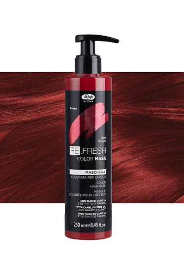 Lisap ОТТЕНОЧНАЯ МАСКА КРАСНЫЙ – RE.FRESH COLOR MASK  250 мл