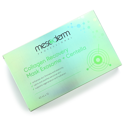 MESODERM Коллагеновая маска глубокое восстановление Exosomes+Centella 40мл 1шт