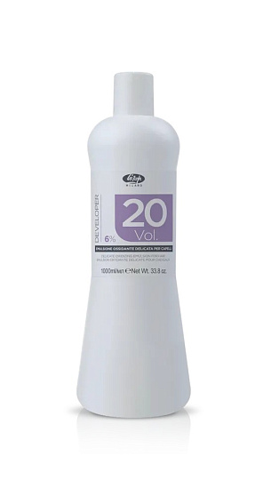 Lisap Оксидант-лосьон для волос 6% – Delicate Oxidizing Emulsion for hair 20 vol 1000 мл
