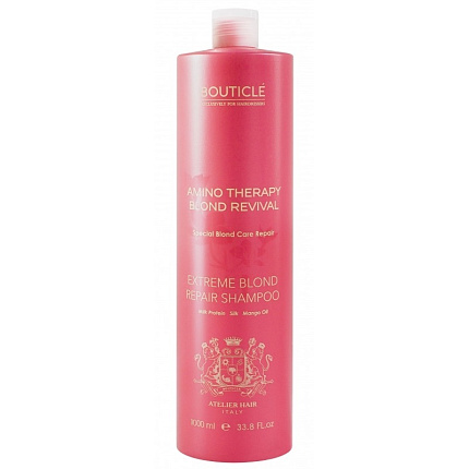 Bouticle Шампунь для поврежденных осветленных волос-“Extreme Blond Repair Shampoo"1000 мл