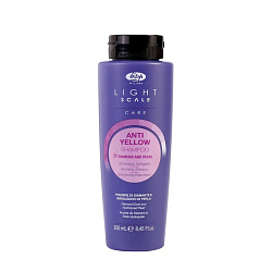 Lisap Шампунь для осветленных, мелированных волос – “Light Scale Care Anti Yellow Shampoo”  250  мл