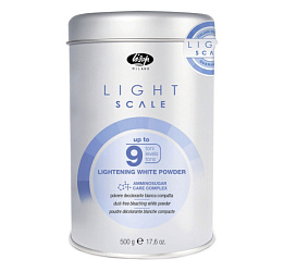 Lisap Light Scale Lightening White Powder Порошок, обесцвечивающий на 9 тонов - 500 гр
