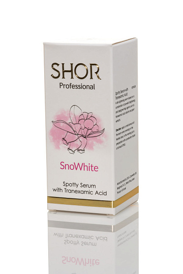 SHOR SnoWhite Spotty Serum with Tranexamic Acid/ Осветляющая сыворотка (Дом.уход) 30мл