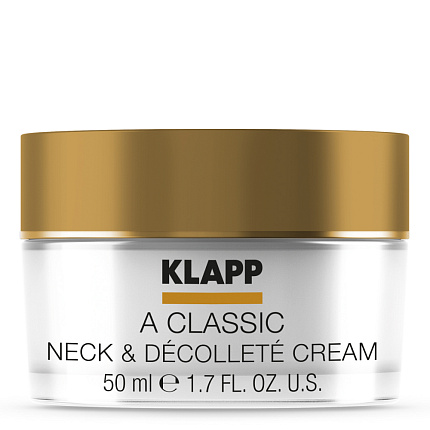 KLAPP A CLASSIC Крем для шеи и зоны декольте Neck & Decollete Cream омолаживающий 50 мл 