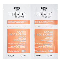 Lisap Пробник разглаживающий шампунь/разглаживающая маска 30 мл 15+15 мл