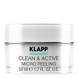 KLAPP CLEAN & ACTIVE Микропилинг для лица Micro Peeling очищающий 50 мл 