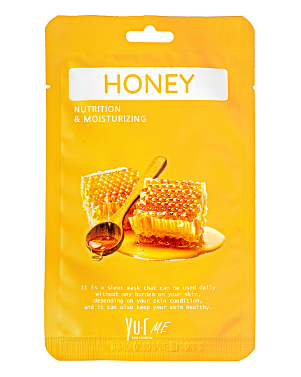 Yu.R Маска для лица с экстрактом мёда Yu.R ME Honey Sheet Mask 1 шт