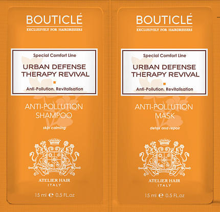 Bouticle Пробник шампунь для чувстительной кожи головы/маска для чувстительных волос 15мл+15мл 