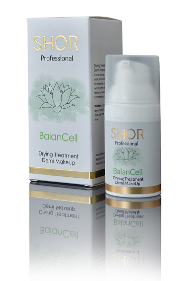 SHOR BalanCell Drying Treatment Demi MakeUp/ Подсушивающая суспензия с тонирующим эффектом. 30мл
