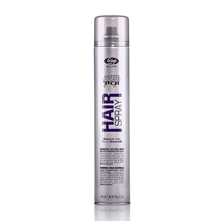 Lisap High Tech Hair Spray Natural Hold Лак для укладки волос нормальной фиксации 500 мл
