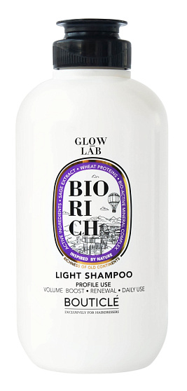 Bouticle Шампунь для поддержания объёма для волос всех типов - BIORICH LIGHT SHAMPOO  250 мл