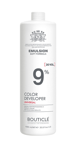 Bouticle Окисляющая эмульсия 9% “Developer Emulsion 30 vol” 1000 мл