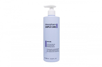Mesopharm Очищающий отшелушивающий гель с фруктовыми кислотами AHA GEL 400мл