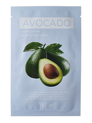 Yu.R Маска для лица с экстрактом авокадо Yu.R ME Avocado Sheet Mask 1 шт