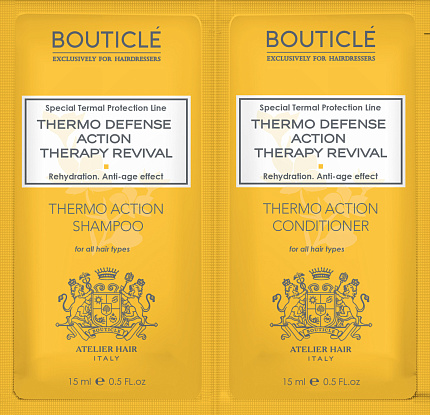 Bouticle Пробник термозащитный шампунь/термозащитный кондиционер 15мл+15мл 15мл+15мл