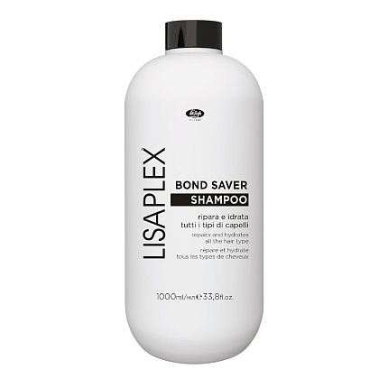 Lisap Восстанавливающий шампунь - "LISAPLEX BOND SAVER SHAMPOO"  1000 мл