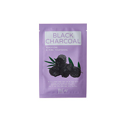 Yu.R Маска для лица с экстрактом угля Yu.R ME Black Charcoal Sheet Mask 1 шт