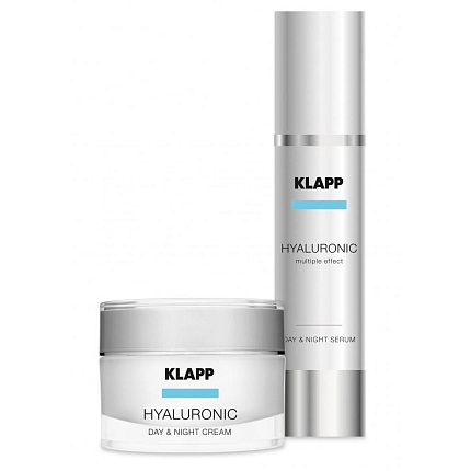 KLAPP HYALURONIC Набор: крем и сыворотка  50 мл + 50 мл 