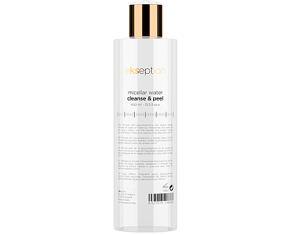 Ekseption Micellar water cleanse & peel мицеллярная вода для лица, 400 мл