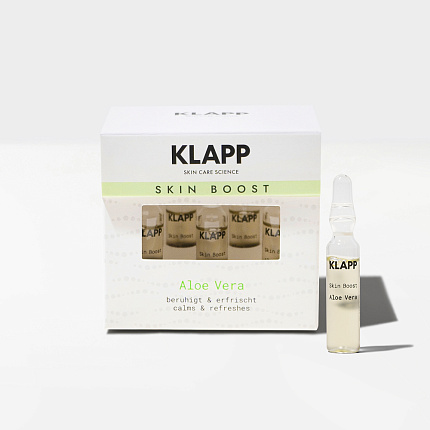 KLAPP Концентрат ALOE VERA Skin Boost, 5 × 2 мл