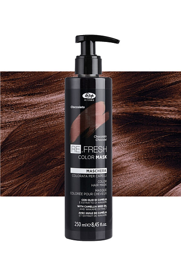 Lisap  ОТТЕНОЧНАЯ МАСКА ШОКОЛАДНЫЙ – RE.FRESH COLOR MASK  250 мл